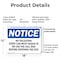 Signmission No Tailgating Every Car Must Badge In Or, 18 in W x Rectangle, Plastic OS-2PACK-NS-P-1218-L-14883 - alternate 5